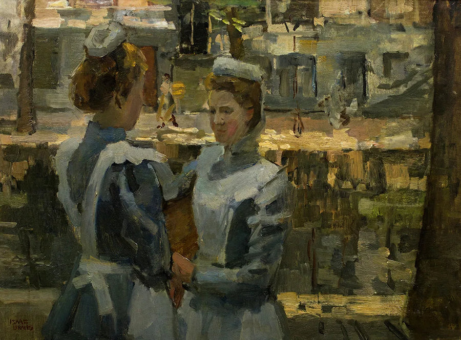 Dos criadas en un canal – Ámsterdam – Isaac Israel
