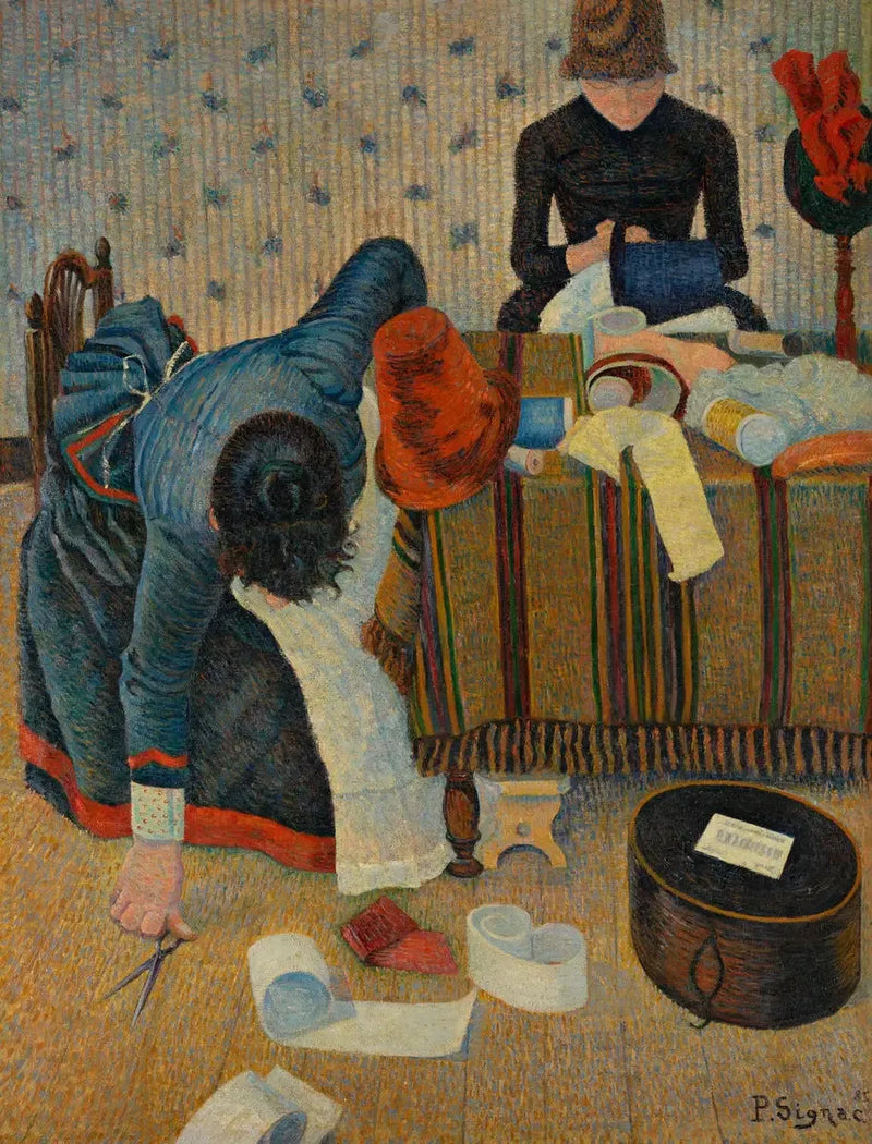 Dos estilistas, Calle de El Cairo - Paul Signac