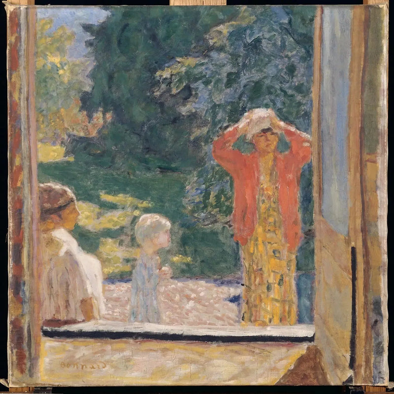 Delante de la ventana en Grand-Lemps - Pierre Bonnard