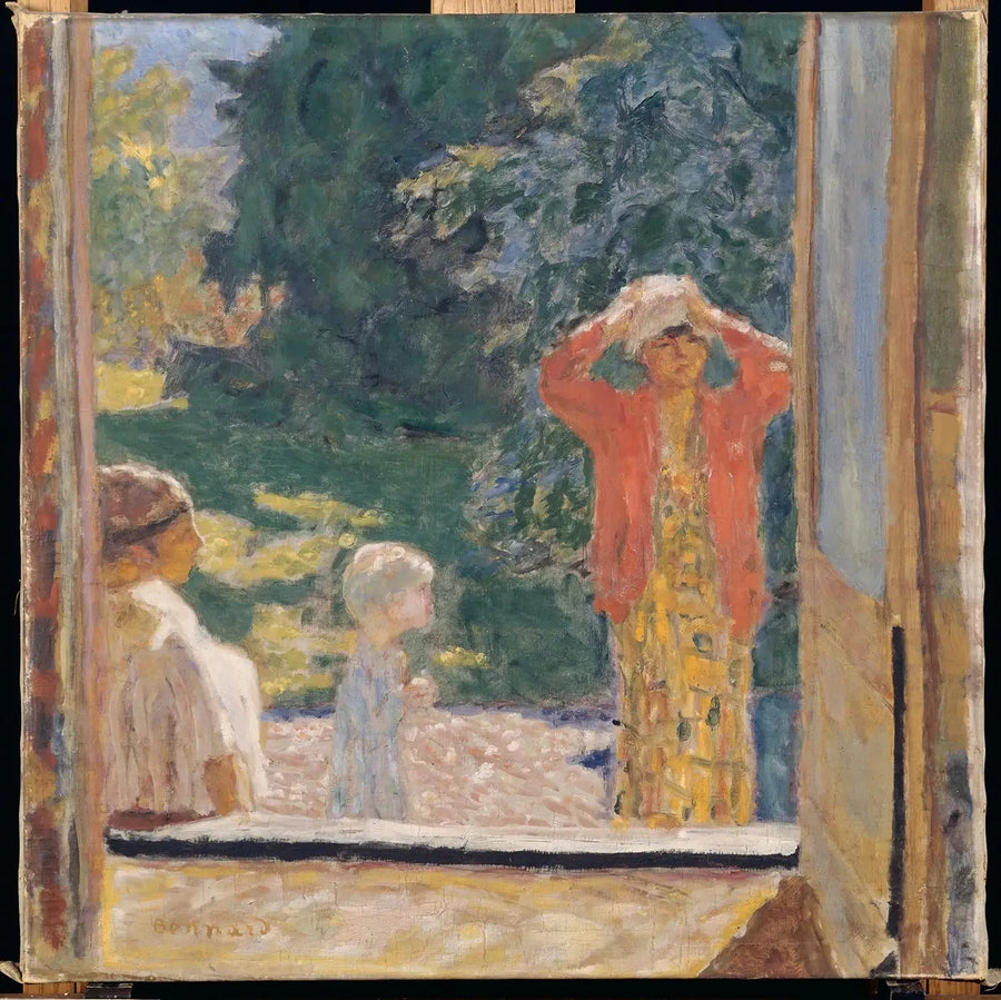 Delante de la ventana en Grand-Lemps - Pierre Bonnard