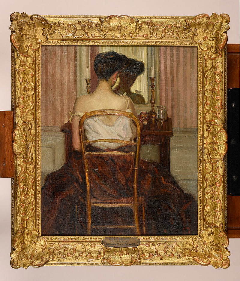 Delante del espejo - Frederick Carl Frieseke
