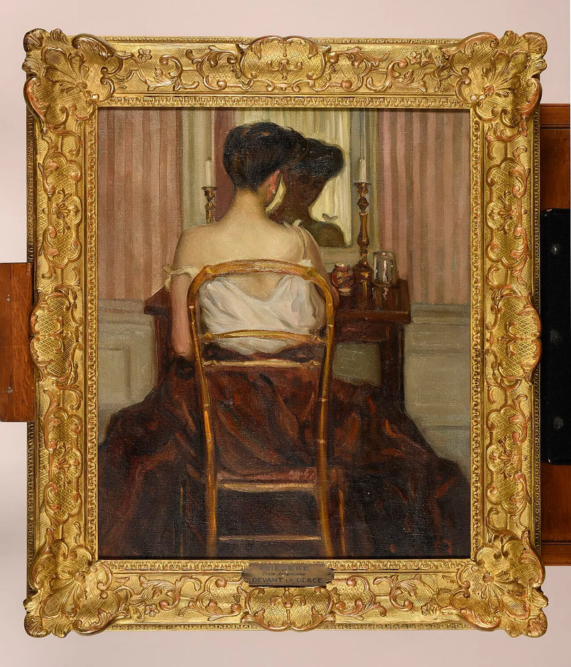 Delante del espejo - Frederick Carl Frieseke