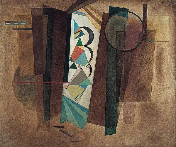 Desarrollo en marrón - Vassily Kandinsky