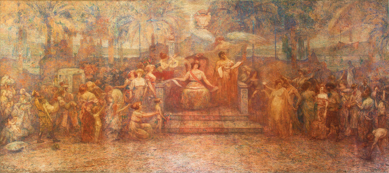 Deveres da Cidade (Painel central do Tríptico) - Eliseu Visconti