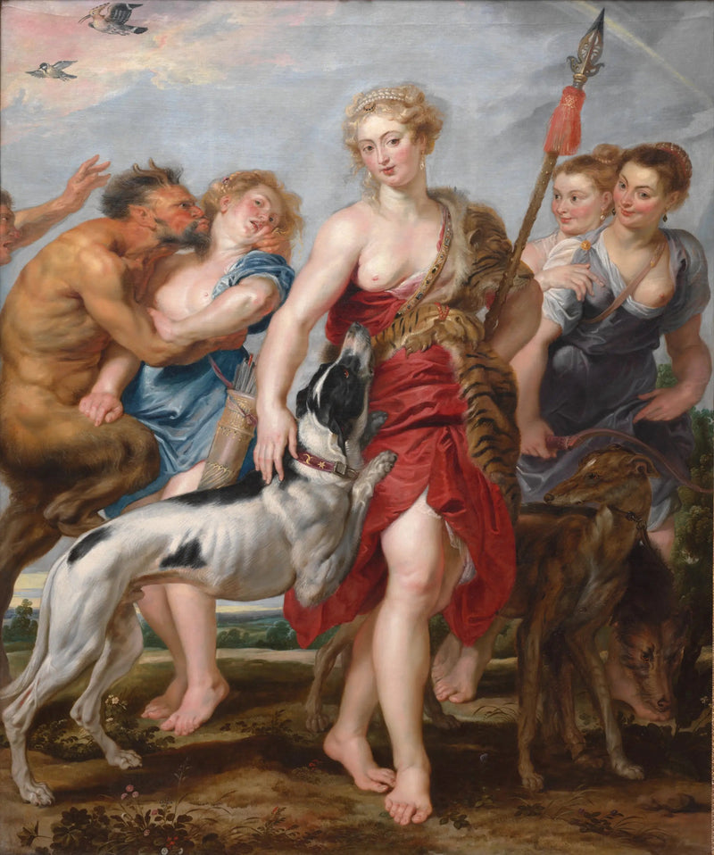 Diana con ninfas, en partida de caza - Peter Paul Rubens