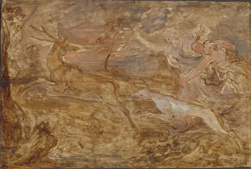 Diana caza al ciervo - Antoine van Dyck