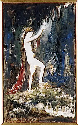 Diane en el baño - Gustave Moreau