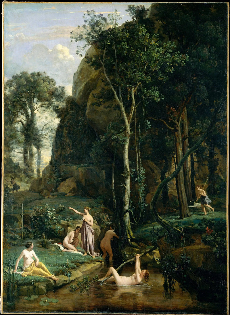 Diane y Acteón - Jean-Baptiste Camille Corot