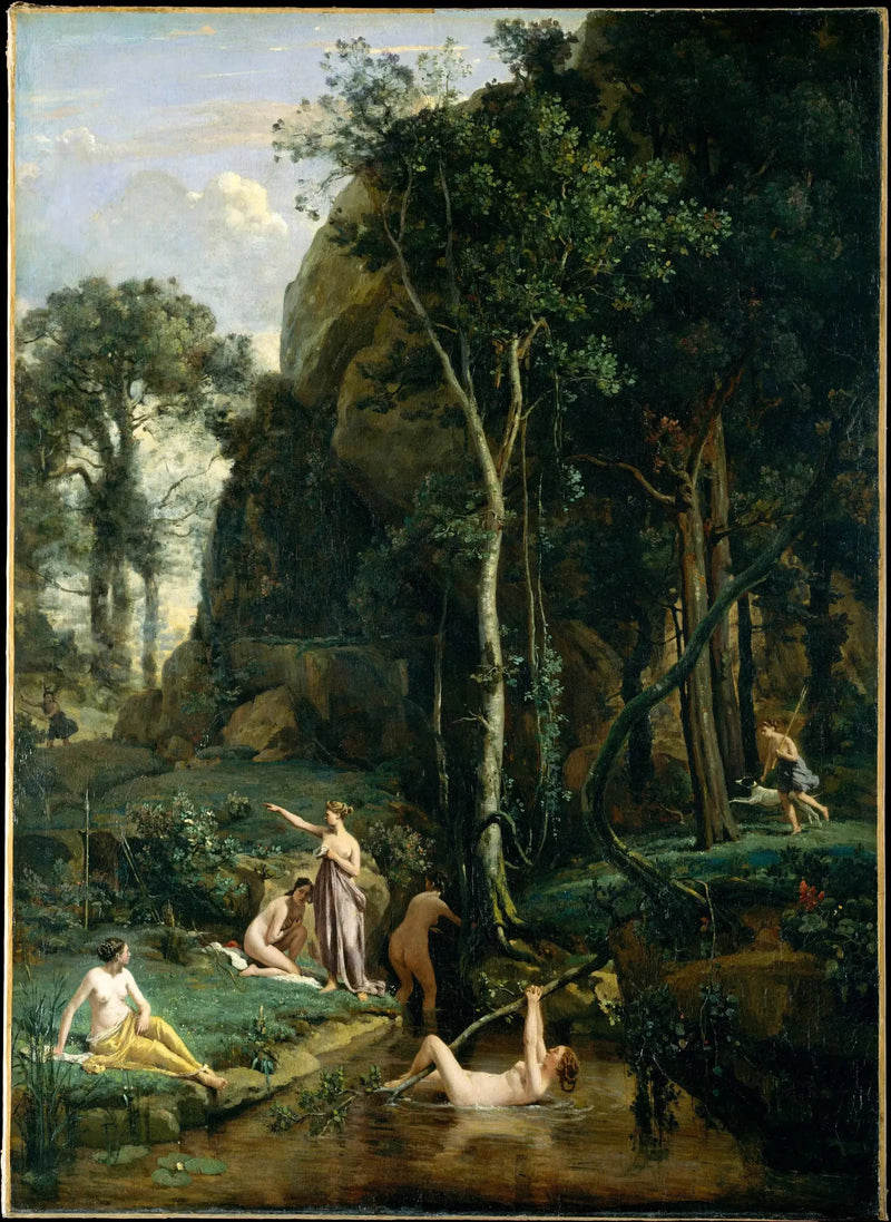 Diane y Acteón - Jean-Baptiste Camille Corot