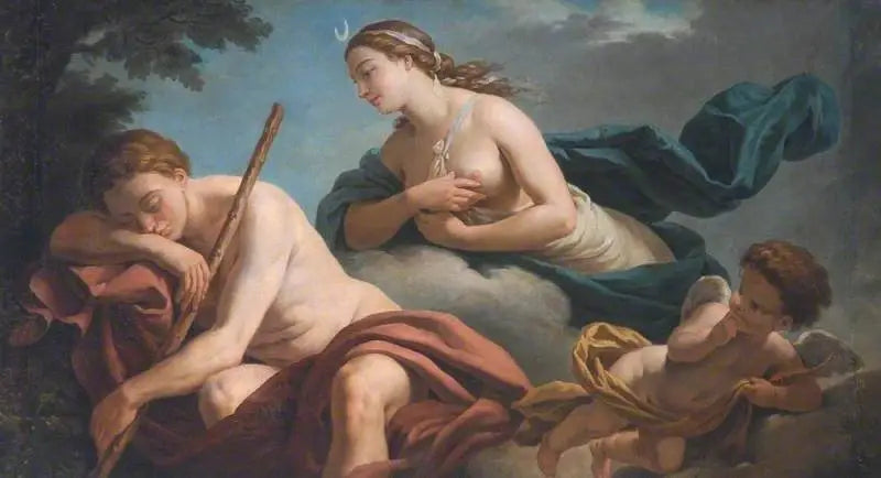 Diane y Endimión, alegoría de la fidelidad - Louis Jean François Lagrenée