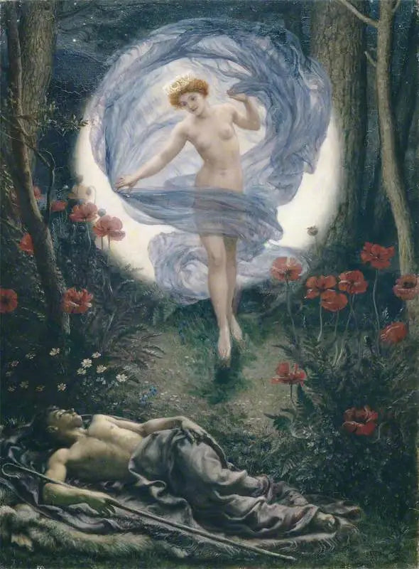 Diane y Endimión - Edward Poynter