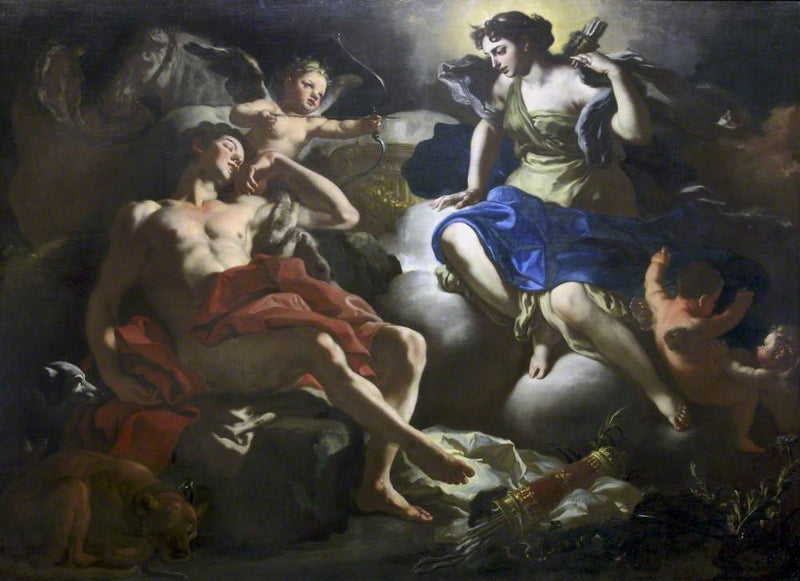 Diane y Endimión - Francesco Solimena