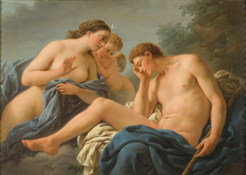 Diane y Endimión - Louis Jean François Lagrenée