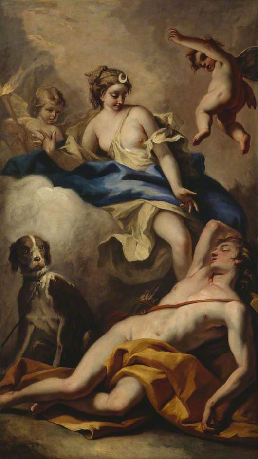 Diane y Endimión - Sebastiano Ricci