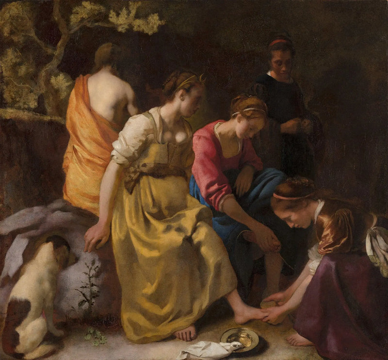 Diana y sus compañeras - Johannes Vermeer