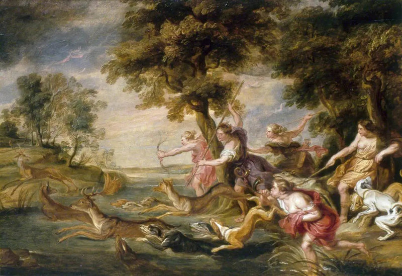 Diane y sus ninfas en la caza - Peter Paul Rubens