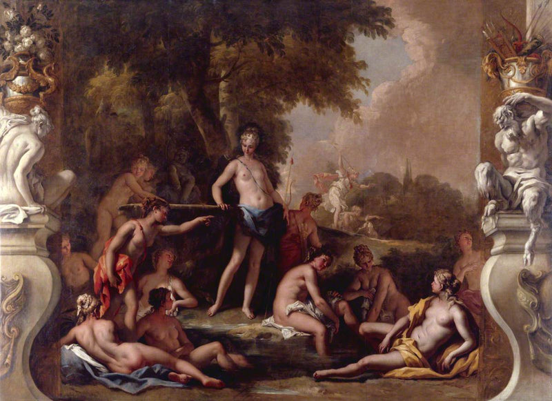 Diane y sus ninfas en el baño - Sebastiano Ricci