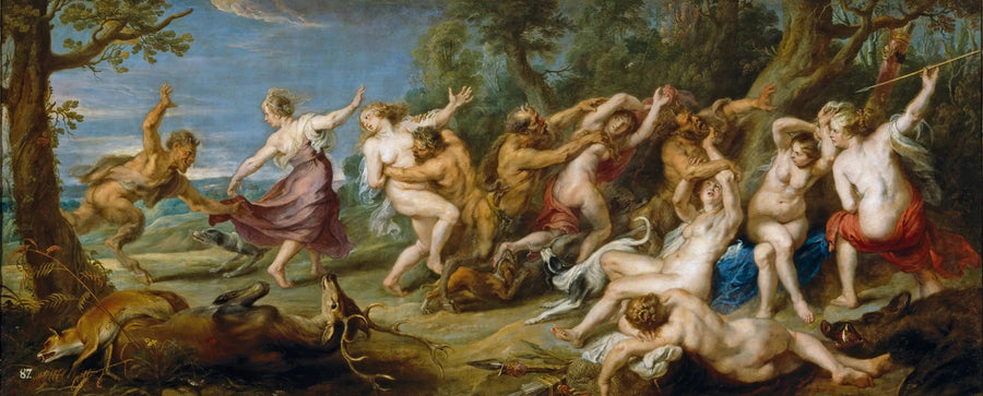 Diane y sus ninfas sorprendidas por los sátiros - Peter Paul Rubens