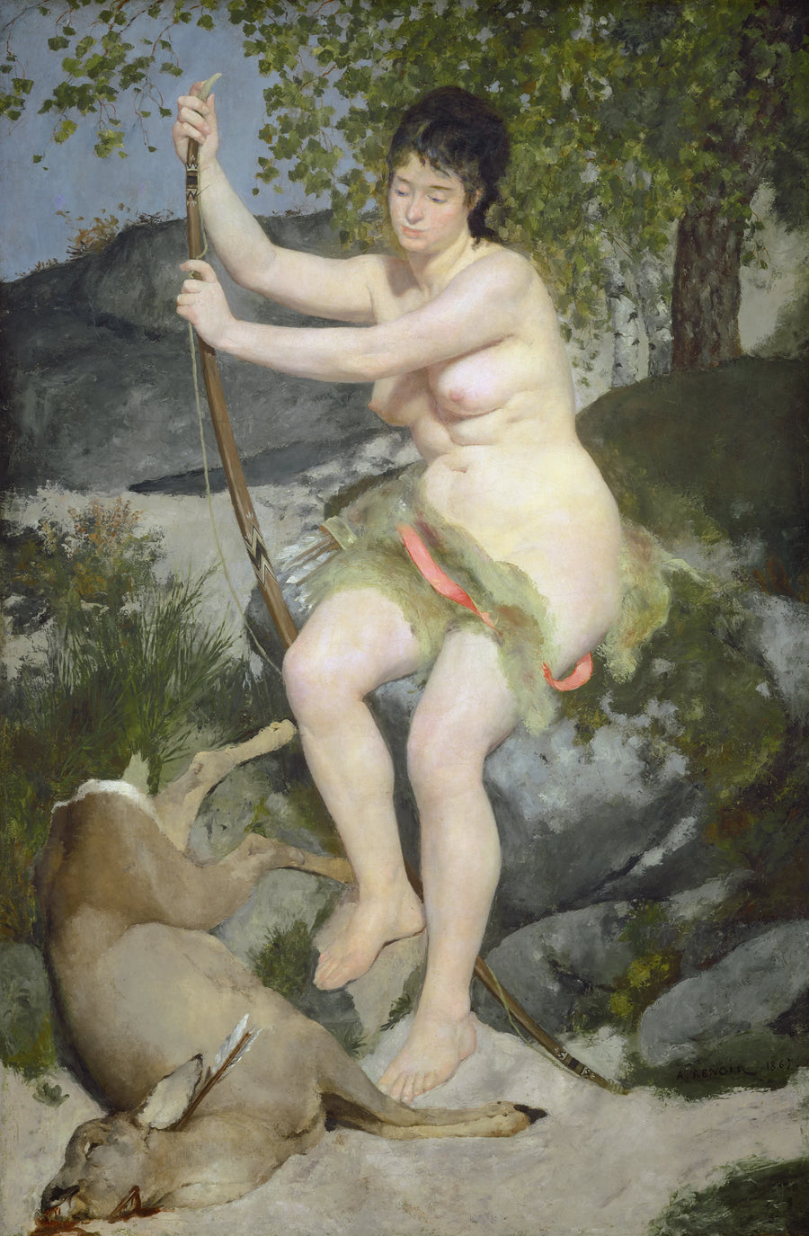 Diana cazadora - Pierre-Auguste Renoir