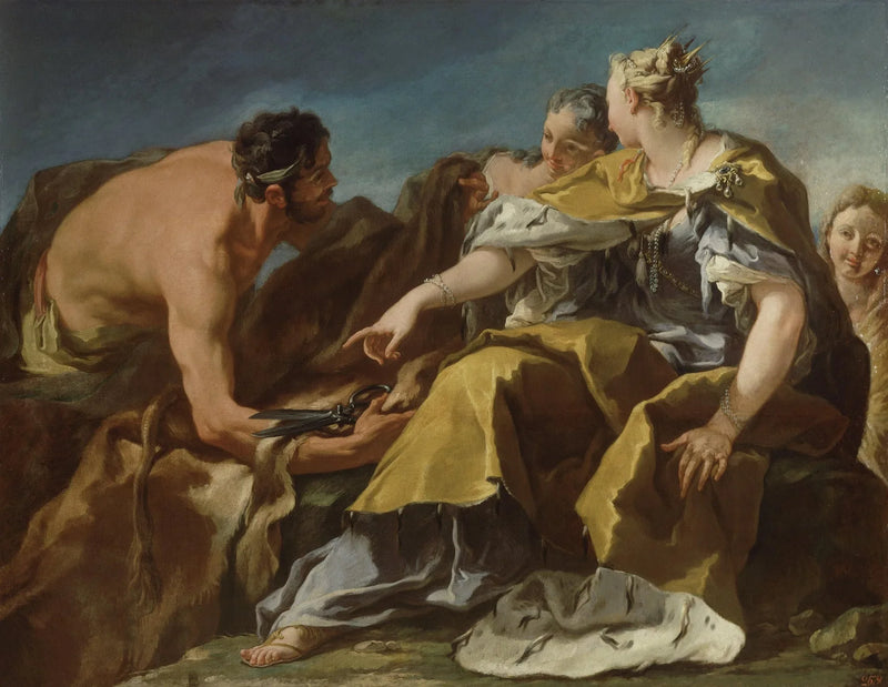 Didon fondant Cartago - Giovanni Battista Pittoni