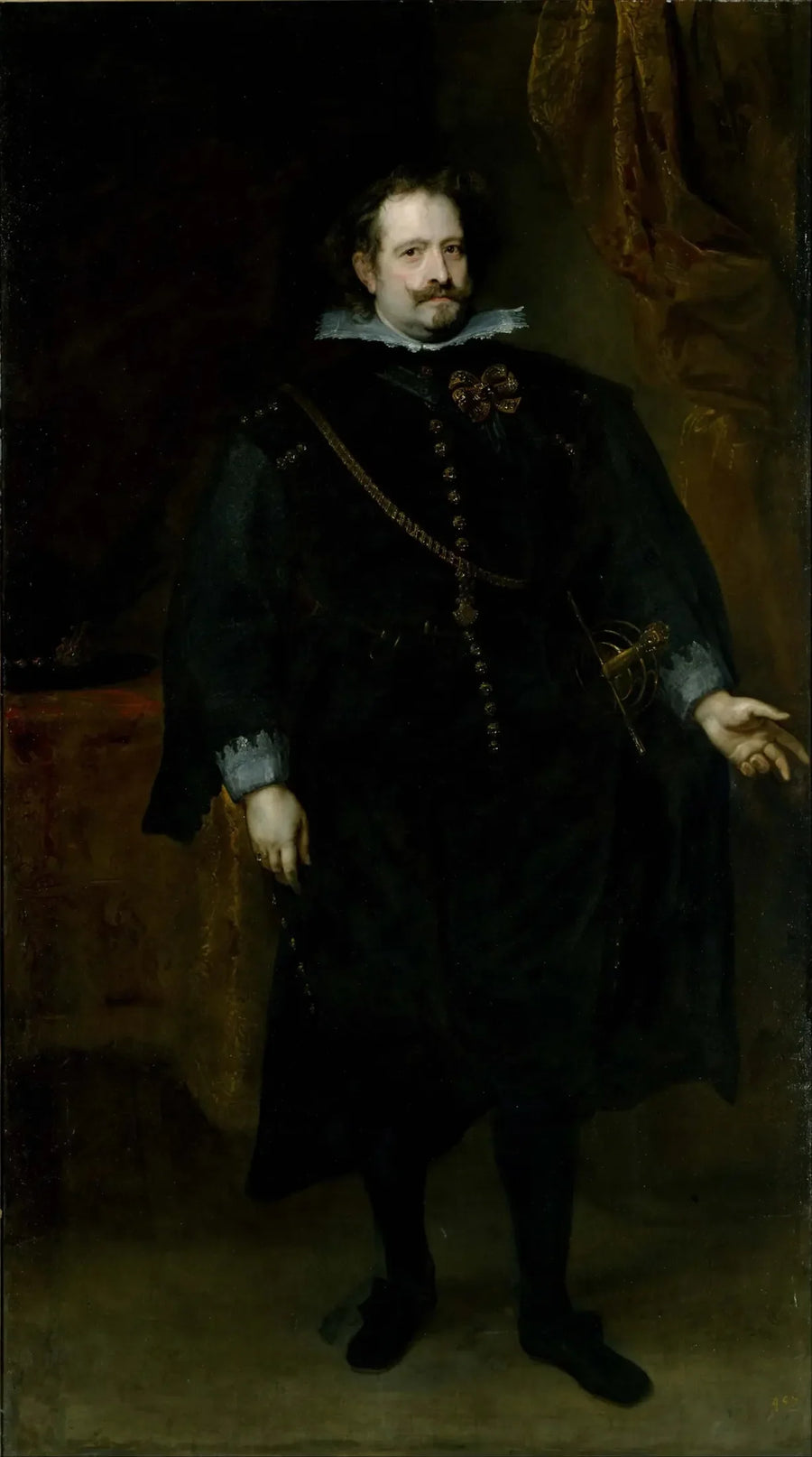 Diego Felipe de Guzmán, marqués de Leganés - Antoine van Dyck