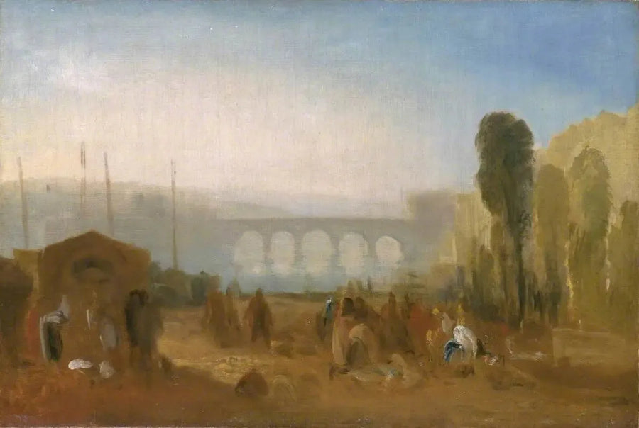 Dieppe: El puerto desde el muelle Henri IV - J. M. W. Turner