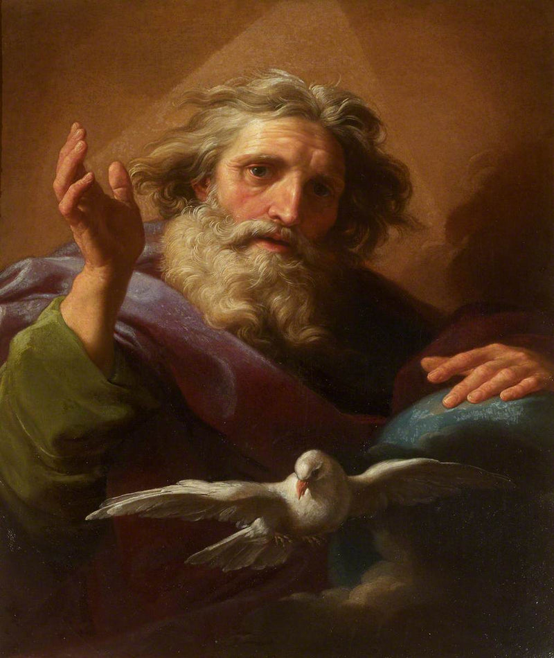 Dios Padre y el Espíritu Santo - Pompeo Batoni