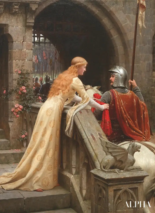 Dieu te protège, 1900 - Edmund Leighton - Reproductions de tableaux et peintures haut de gamme