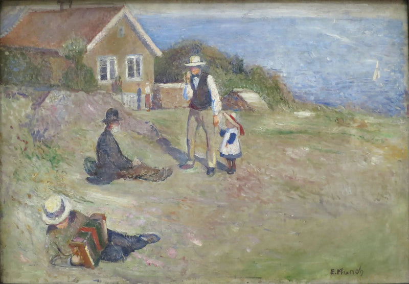 Domingo en Åsgardstrand - Edvard Munch
