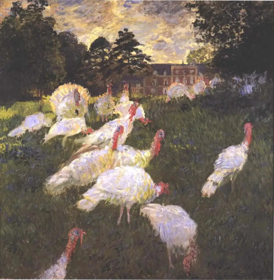 Los Pavos - Claude Monet