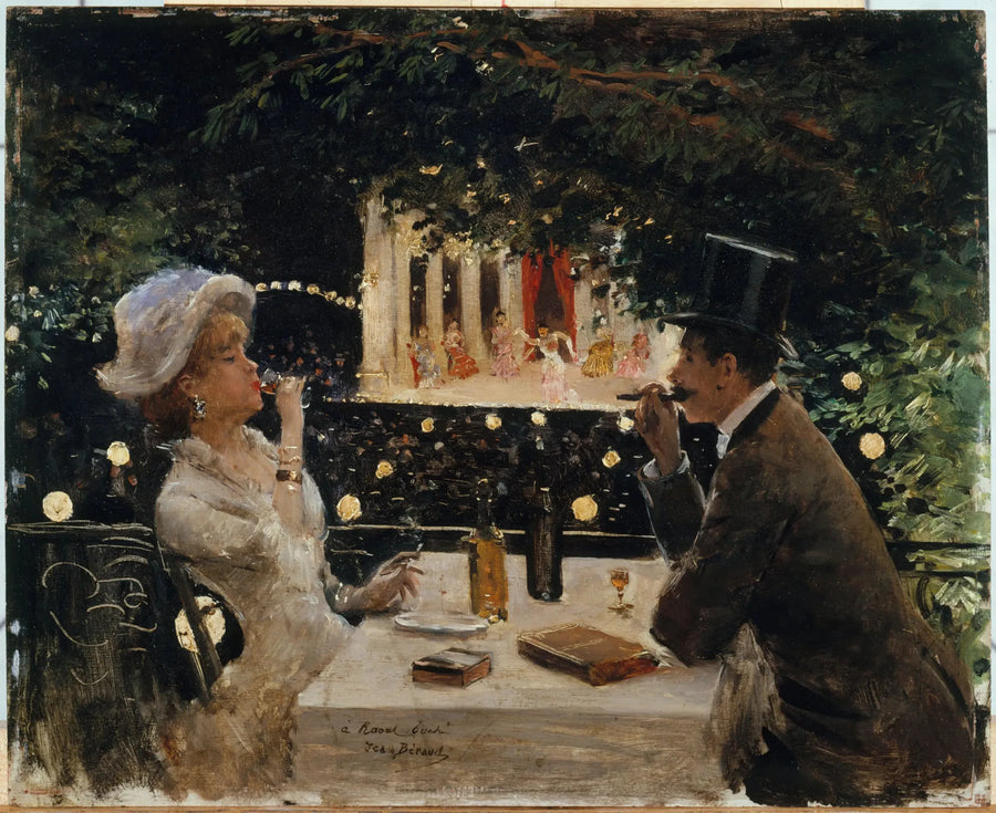 Cena en los Embajadores - Jean Béraud