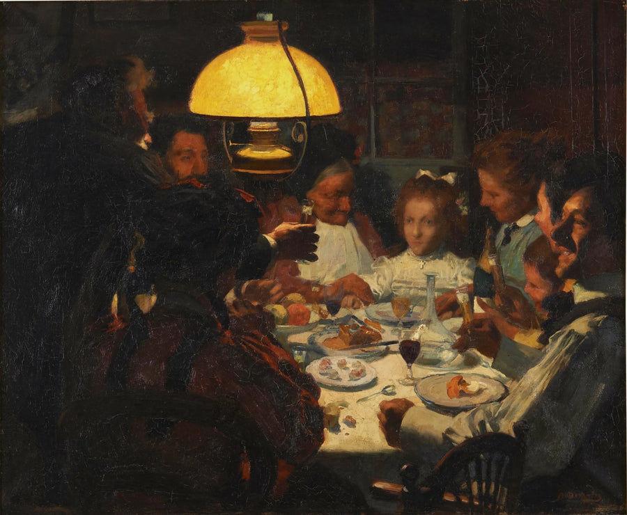 Le dîner de première communion du petit portier - André Devambez