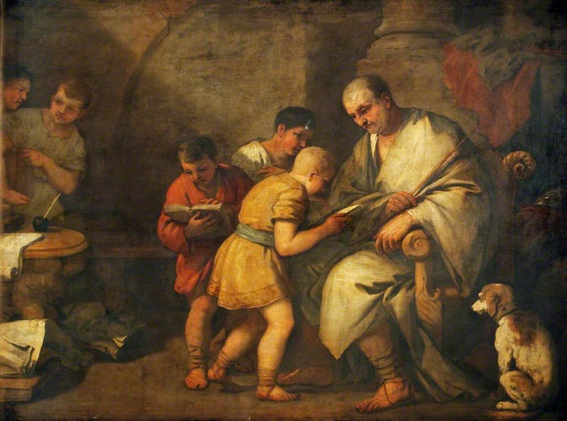 Dioniso, tirano de Siracusa - Luca Giordano