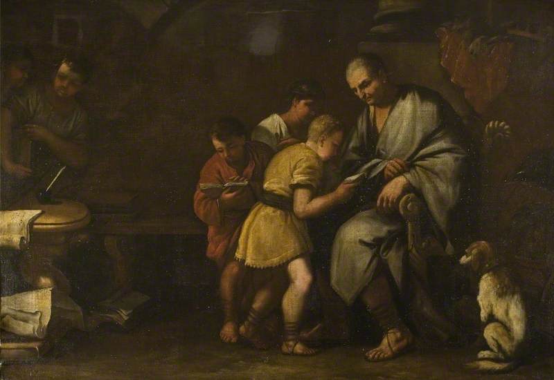 Dionisos, tirano de Siracusa - Luca Giordano