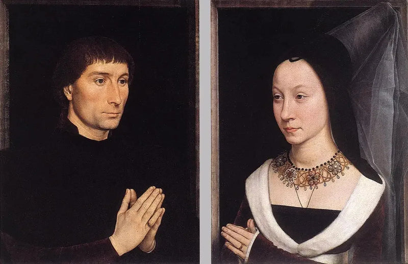 Diptyque de Tommaso Portinari y su esposa - Hans Memling