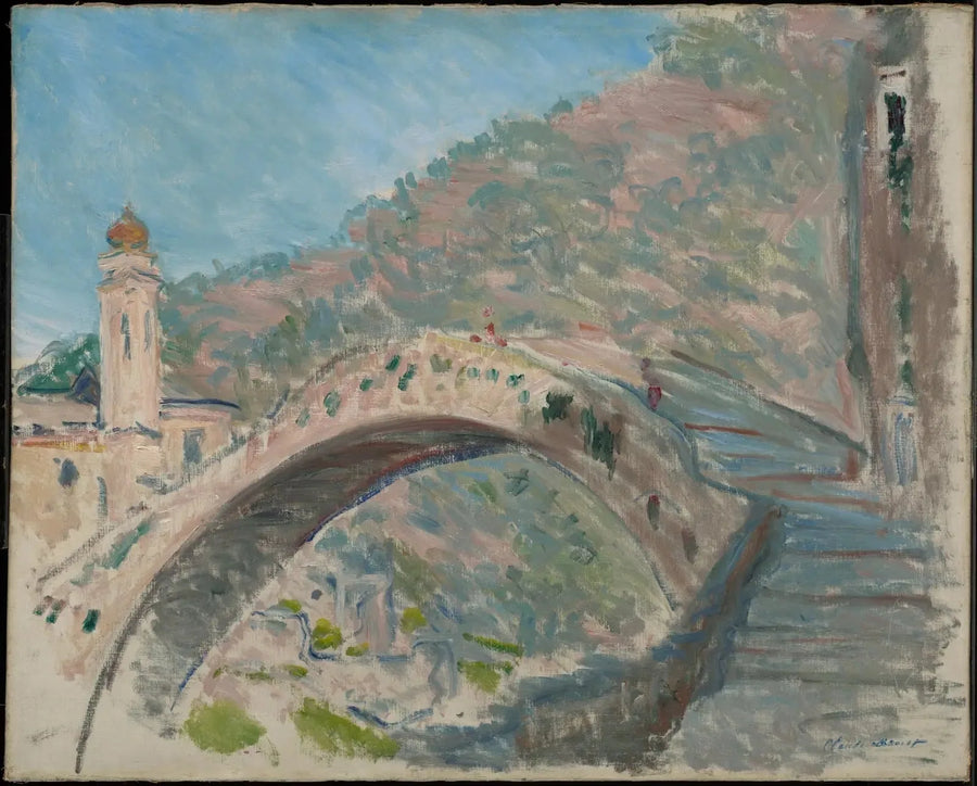 Dolceacqua, el viejo puente sobre el Nervia - Claude Monet