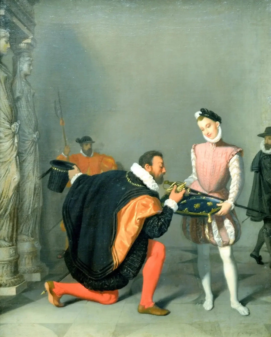 Don Pedro de Tolède besando la espada de Enrique IV - Jean-Auguste-Dominique Ingres