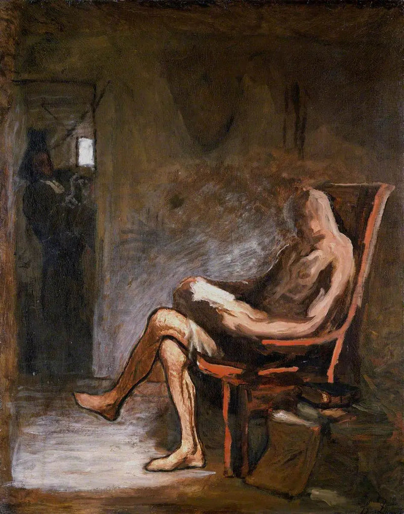 Don Quijote leyendo - Honoré Daumier