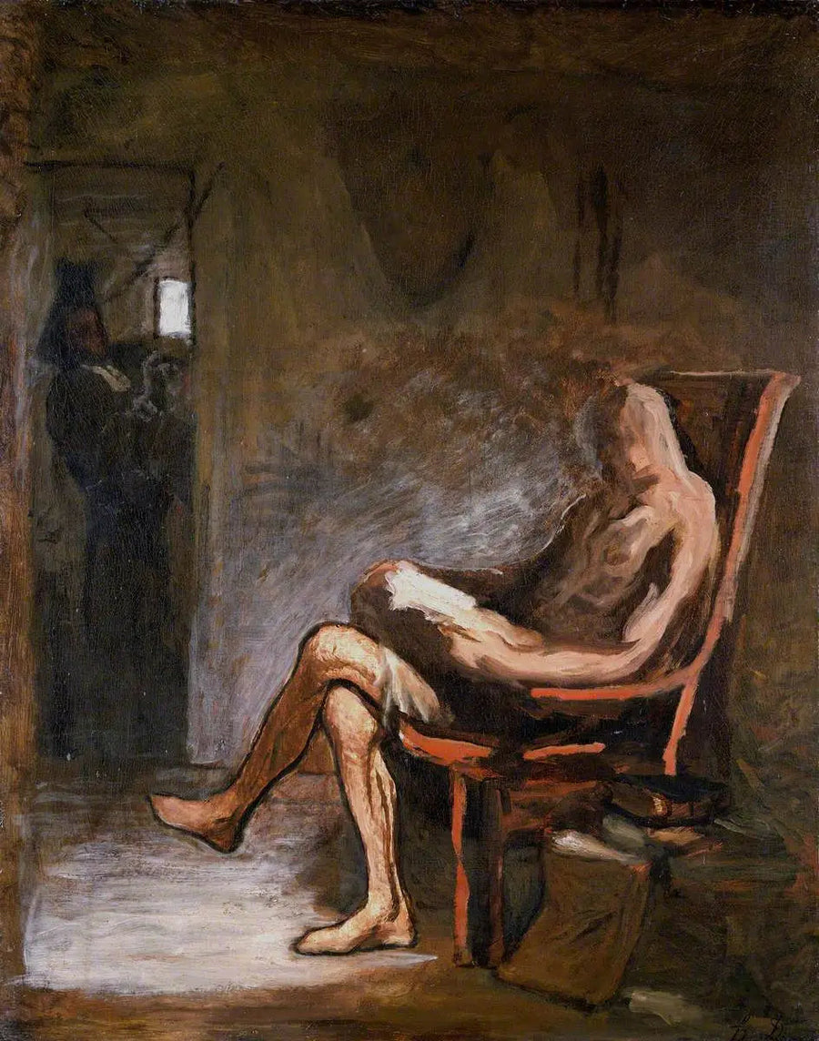 Don Quijote leyendo - Honoré Daumier