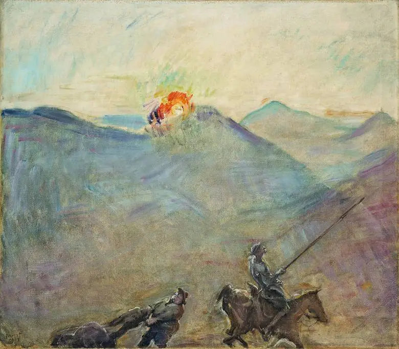 Don Quijote y Sancho Panza - Max Slevogt