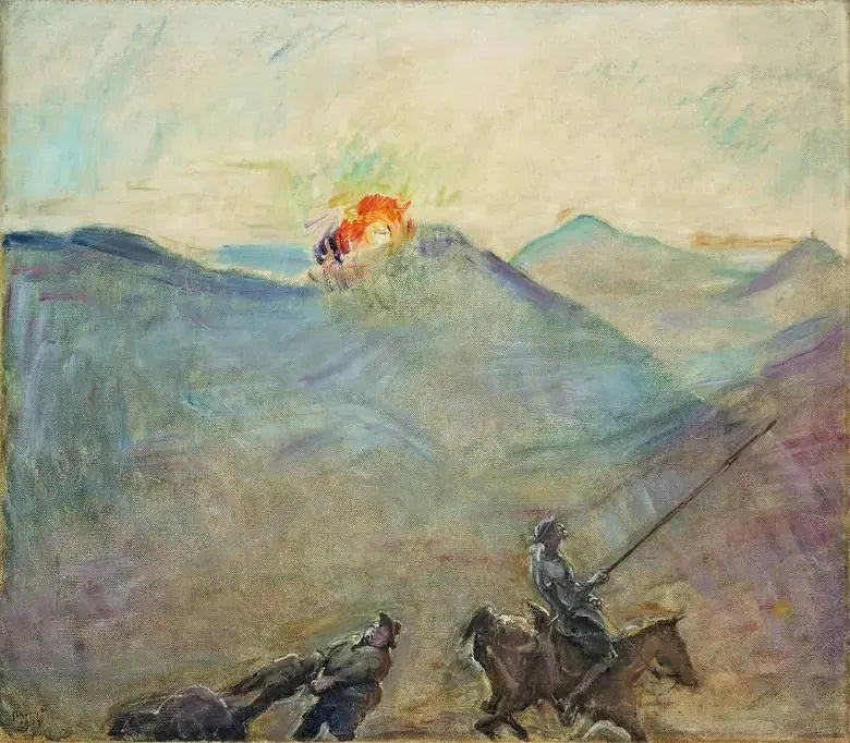 Don Quijote y Sancho Panza - Max Slevogt