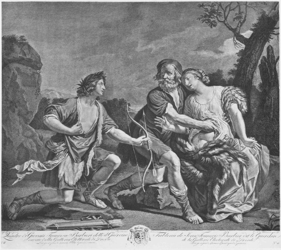 Dorinda, Silvio y Linco - Guercino