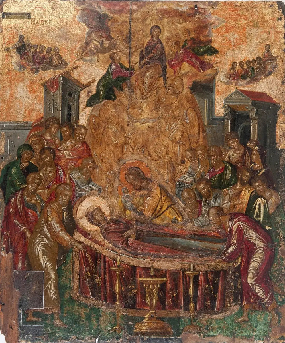 Dormition de la Vierge Marie - El Greco image 1 reproduction artisanale de tableau