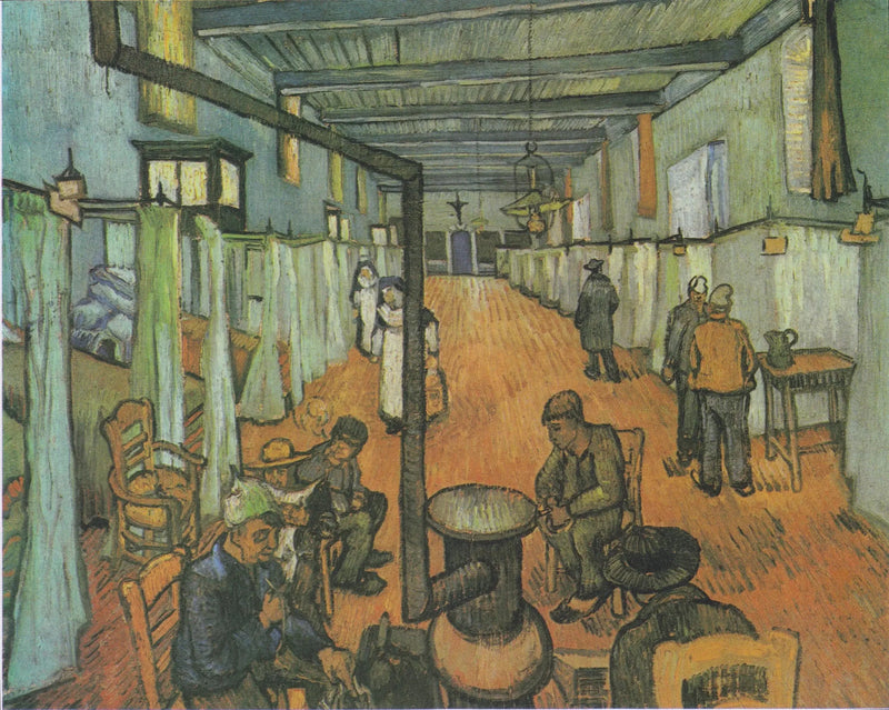 Dormitorio del hospital de Arles - Vincent van Gogh