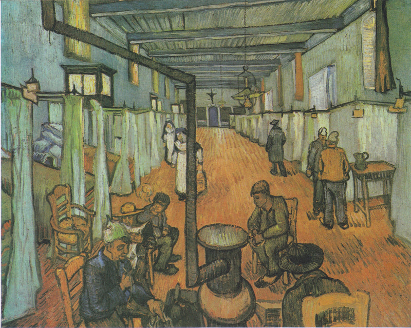 Dormitorio del hospital de Arles - Vincent van Gogh