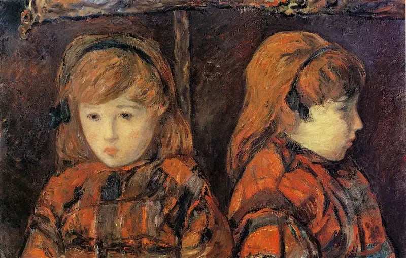 Doble retrato de una niña - Paul Gauguin