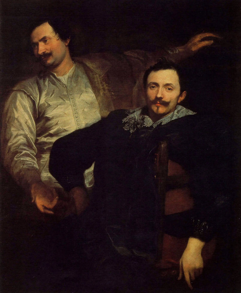 Doble retrato de Cornelis y Lucas de Wael - Antoine van Dyck
