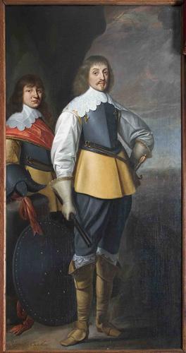 Doble retrato de Johan Maurits van Nassau-Siegen (1604-1679) y Johan Ernst van Nassau-Siegen (1618-1639) - Gerrit van Honthorst
