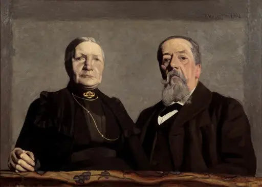 Doble retrato de los padres del artista - Félix Vallotton