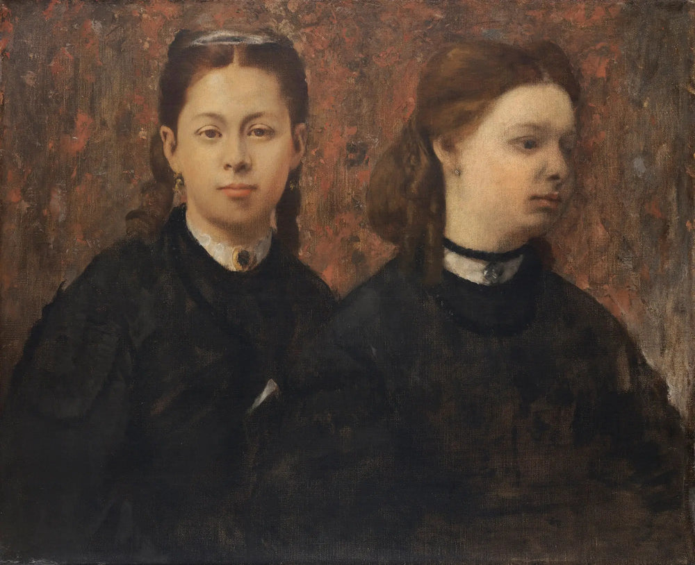 Double Portrait - Les Cousins du Peintre - Edgar Degas image 1 copie de tableau peinte à la main